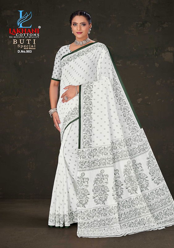 Buti Special Vol 09 By Lakhani Cotton Printed Sarees Wholesale Shop In Surat